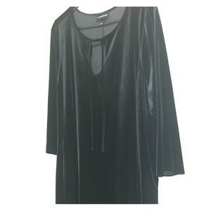 Black Velvet Lane Bryant Dress